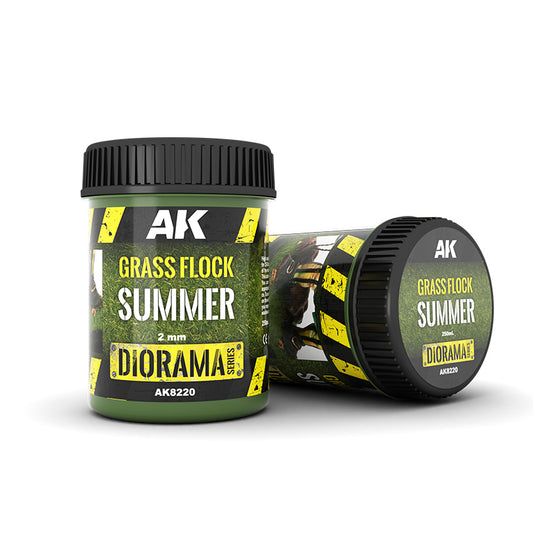 AK Interactive Vegetation - Grass Flock 2mm Summer