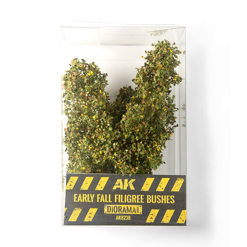 AK Interactive Dioramas - Early Fall Filigree Bushes 1:35