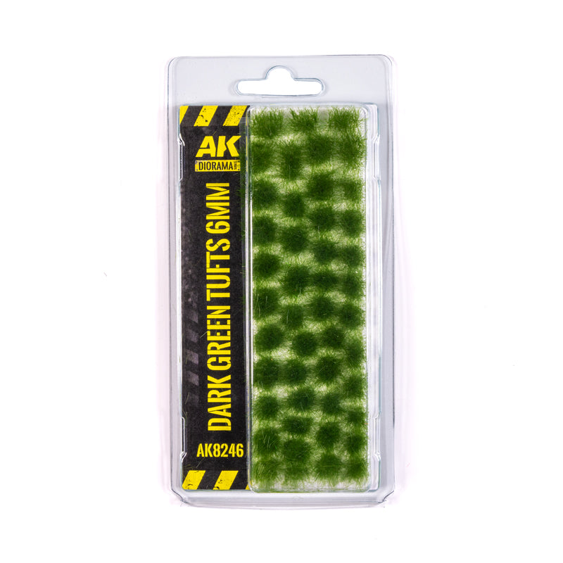 AK Interactive Vegetation - Dark Green Tufts 6mm