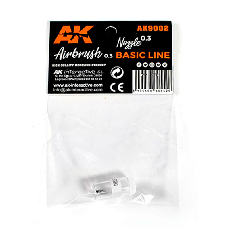 Ak Interactive - Tools  - 0.3 Nozzle (Airbrush Basic Line 0.3)