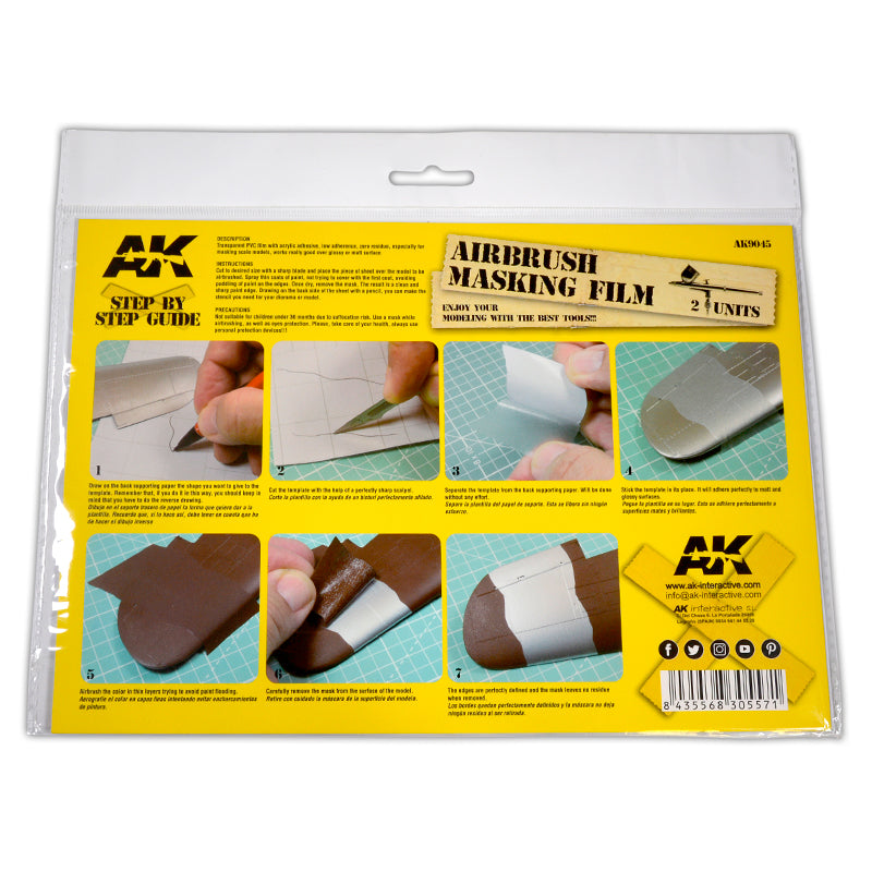 Ak Interactive - Basics  - Airbrush Masking Film