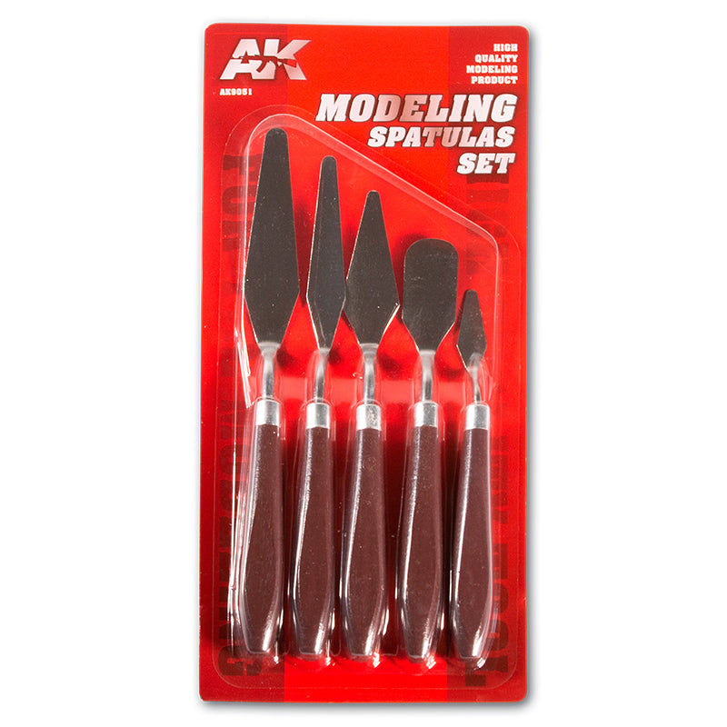 Ak Interactive - Tools  -Modeling Spatulas Set