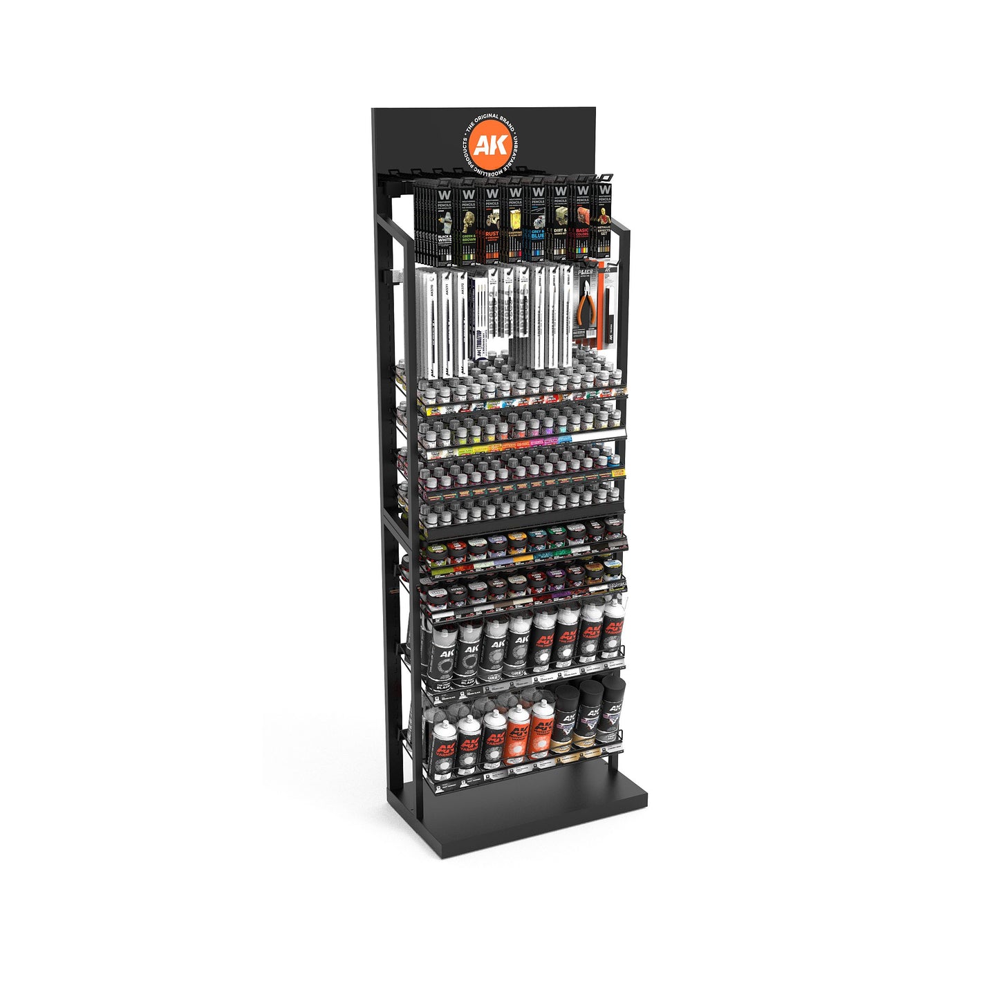 AK Interactive - Wargame  - Wargame Op.2  Stand Display (Stand with Stock)