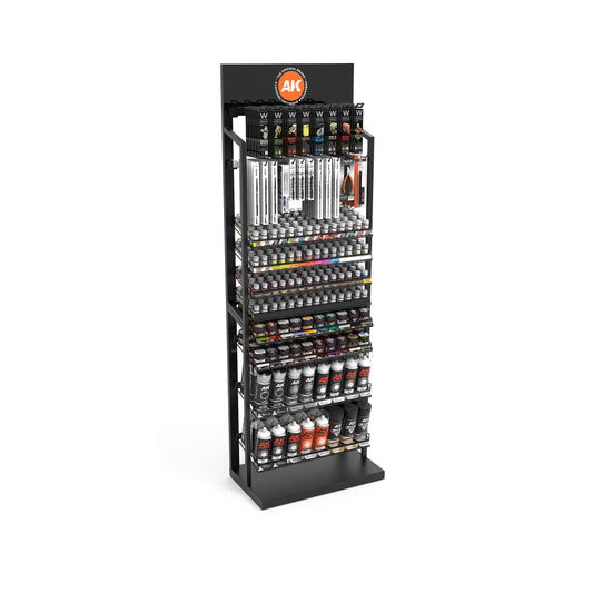 AK Interactive - Wargame  - Wargame Op.2  Stand Display (Stand with Stock)