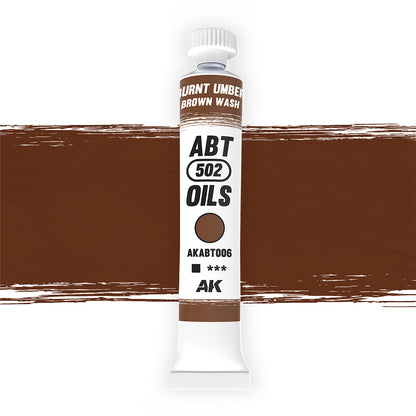 AK Interactive - Oils - Burnt Umber / Brown Wash 20ml