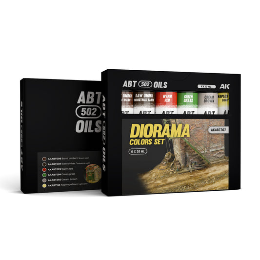 AK Interactive - Oils - Diorama Colors Set