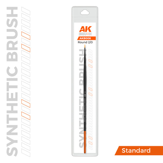 AK Interactive - Brushes - Synthetic Brush - Round 2/0