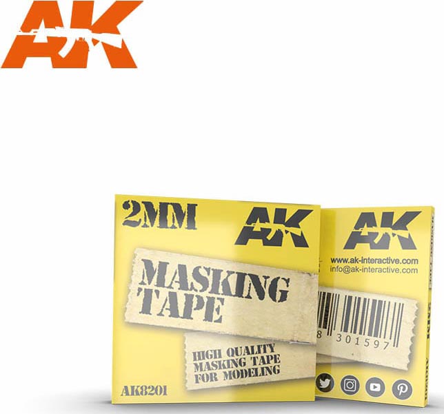 Ak Interactive - Basics  - Masking Tape 2mm