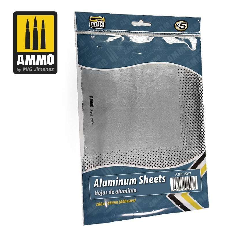 Ammo by MIG - Accessories - Aluminium Sheets 280X195 Mm