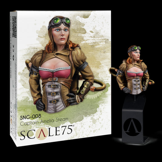 Scale 75 Busts - Naughty Gears - Captain Amelia Steam 1:12