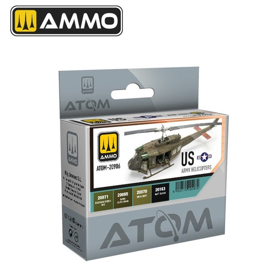 Ammo by MIG - Atom Color -  Us Army Helicopters Set