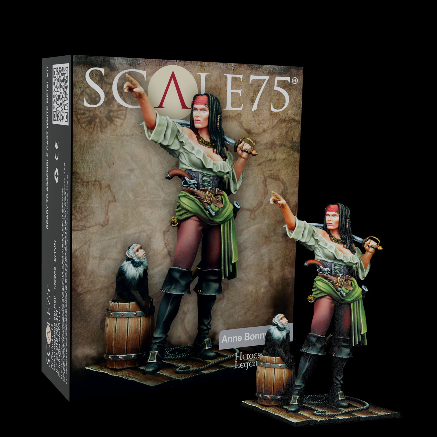 Scale 75 Figures - Heroes and Legends - Anne Bonny 75mm