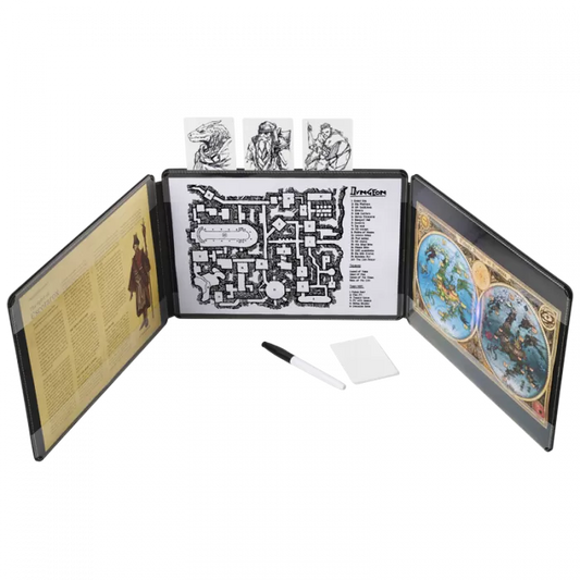 Dragon Shield Roleplaying Game Masters Screen Iron Grey