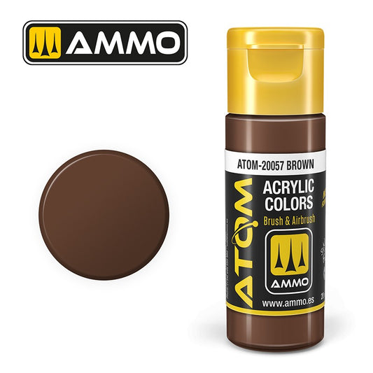 Ammo by MIG - Atom Color - Brown 20ml