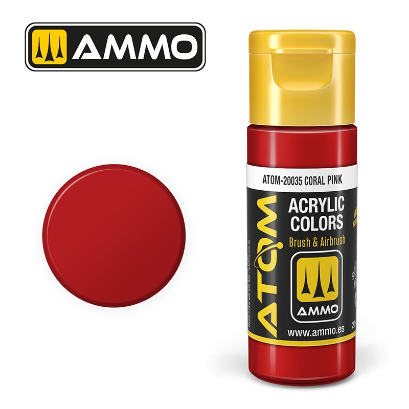Ammo by MIG - Atom Color - Coral Pink 20ml