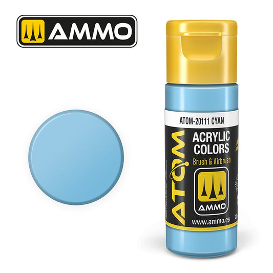 Ammo by MIG - Atom Color - Cyan 20ml
