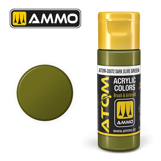 Ammo by MIG - Atom Color - Dark Olive Green 20ml