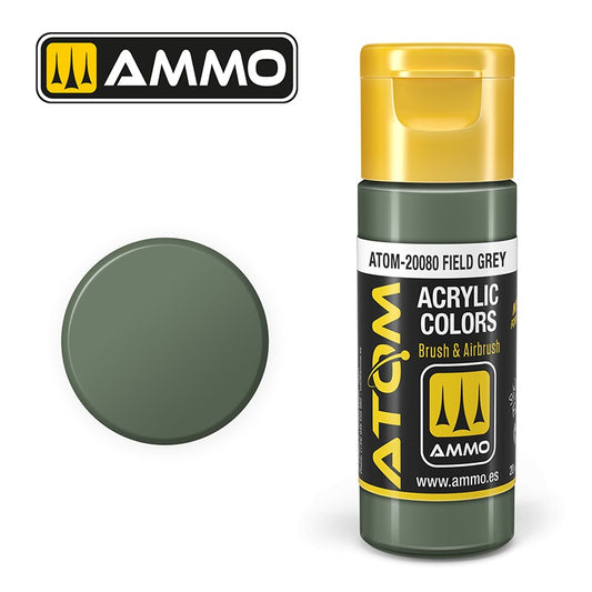 Ammo by MIG - Atom Color - Field Grey 20ml
