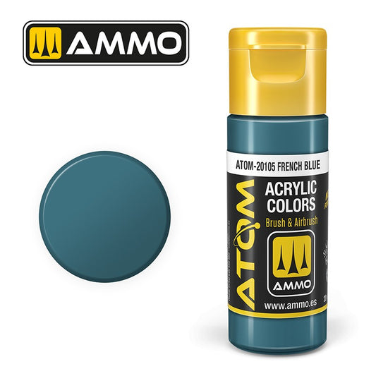 Ammo by MIG - Atom Color - French Blue 20ml