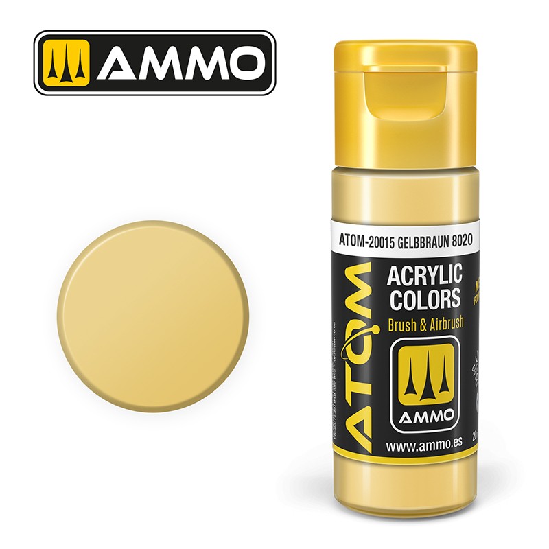 Ammo by MIG - Atom Color - Gelbbraun 8020 20ml