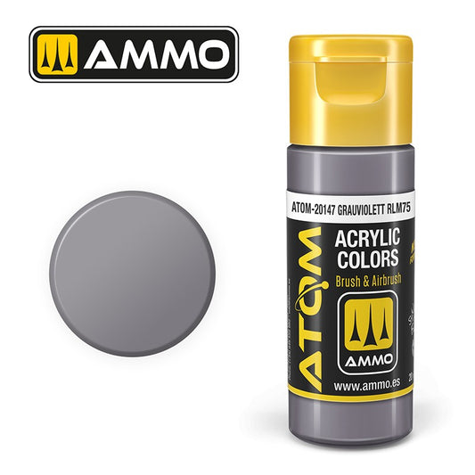 Ammo by MIG - Atom Color - Grauviolett Rlm75 20ml