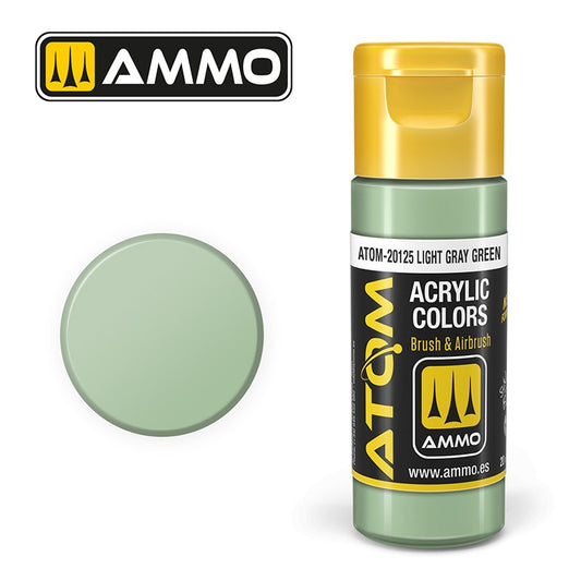 Ammo by MIG - Atom Color - Light Gray Green 20ml
