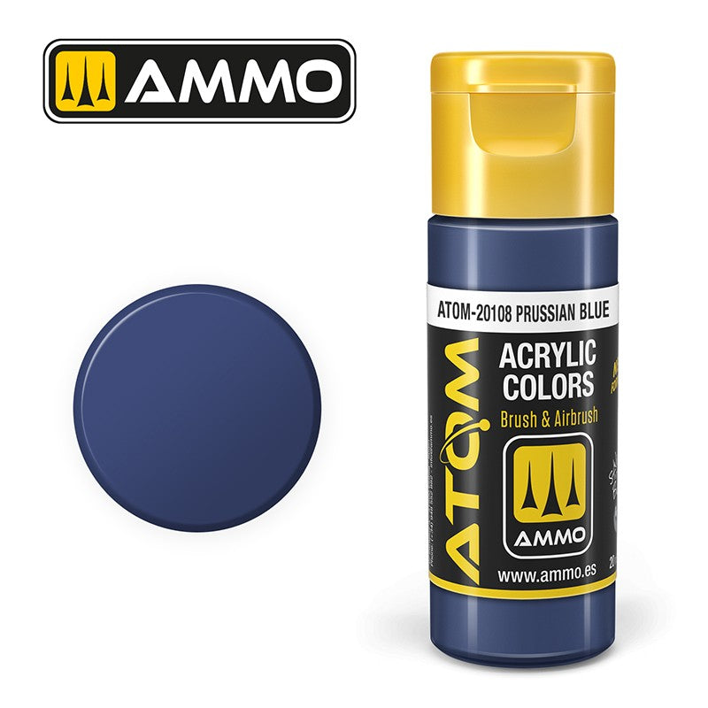 Ammo by MIG - Atom Color - Prussian Blue 20ml