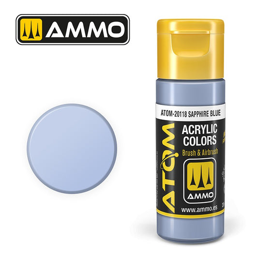 Ammo by MIG - Atom Color - Sapphire Blue 20ml
