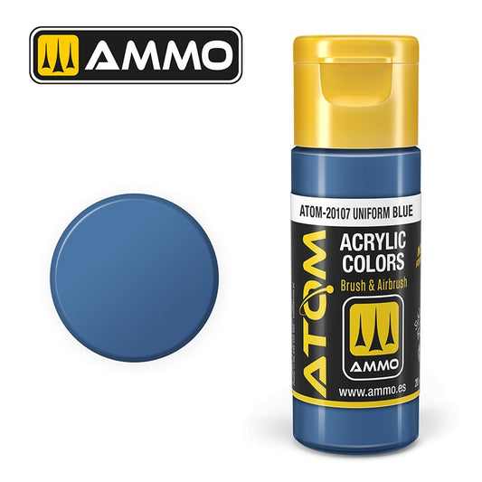 Ammo by MIG - Atom Color - Uniform Blue 20ml