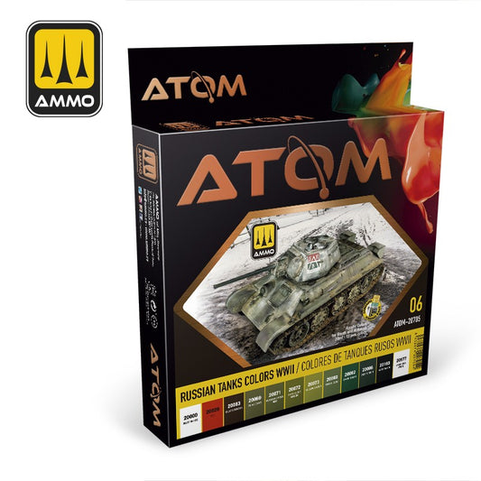 Ammo by MIG - Atom Color - Russian Tank Colors Wwii Set