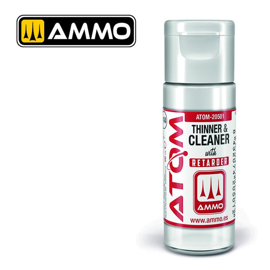 Ammo by MIG - Atom Color - Thinner And Cleaner With Retarder 20ml