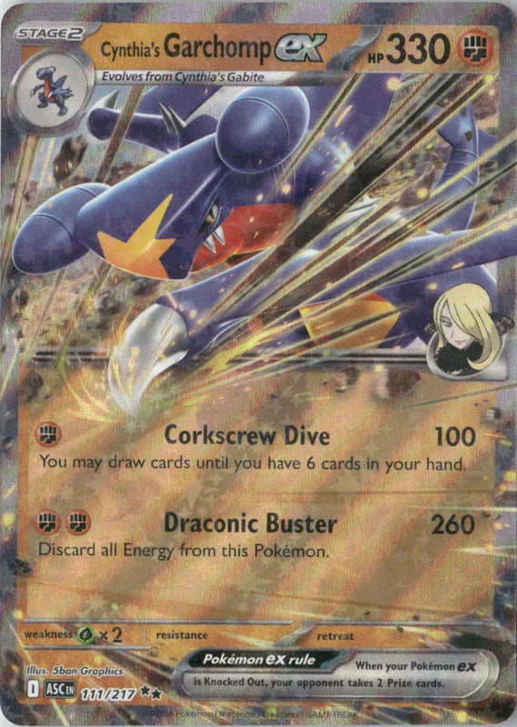 Cynthia's Garchomp ex - ME: Ascended Heroes