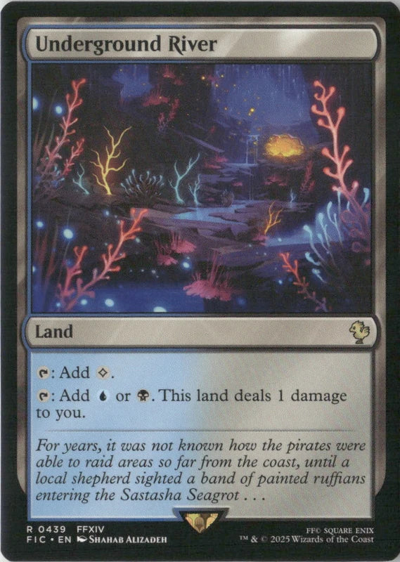 Scan Image | Underground River (Surge Foil) - Commander: FINAL FANTASY | [50519AF3]