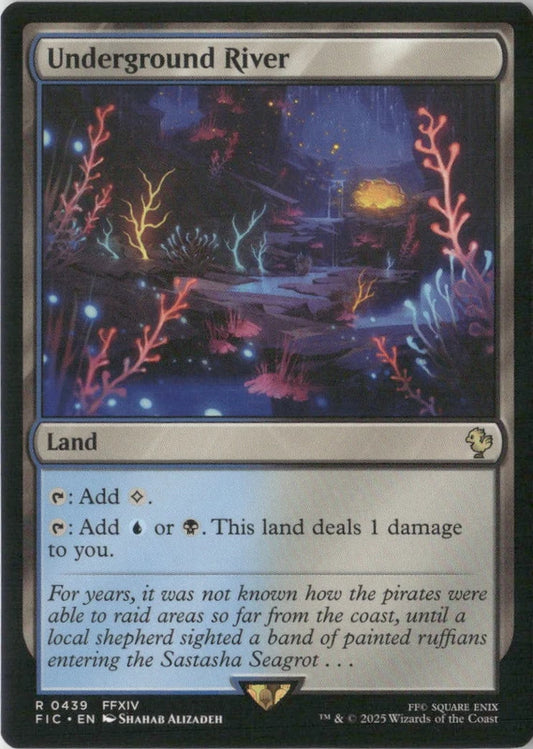 Scan Image | Underground River (Surge Foil) - Commander: FINAL FANTASY | [50519AF3]