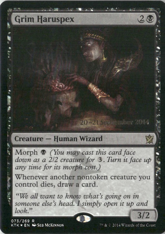 Scan Image | Grim Haruspex - Prerelease Cards | [80D45716]