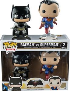 Batman v Superman: Dawn of Justice - Batman v Superman Metallic US Exclusive Pop! Vinyl 2-Pack
