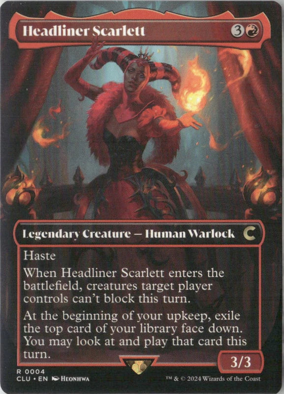 Scan Image | Headliner Scarlett (Borderless) - Ravnica: Clue Edition | [E43D4926]