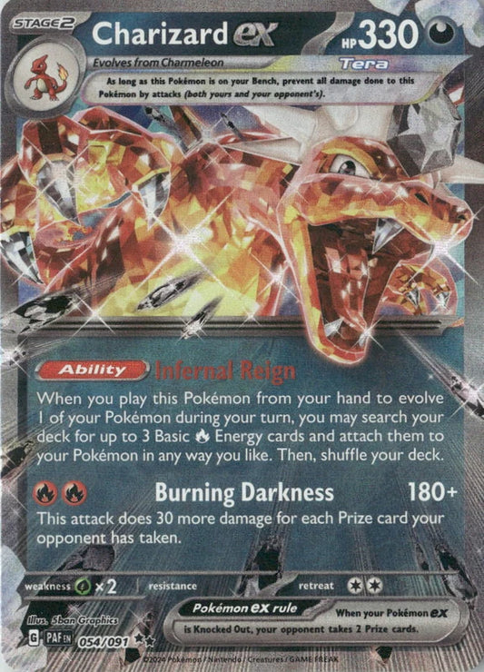 Charizard ex - 054/091 - SV: Paldean Fates