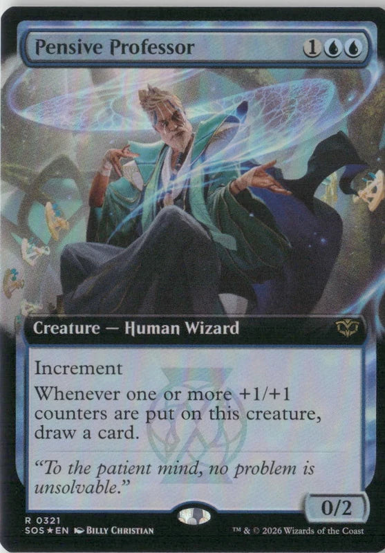Scan Image | Pensive Professor (Extended Art) - Secrets of Strixhaven | [02813A95]
