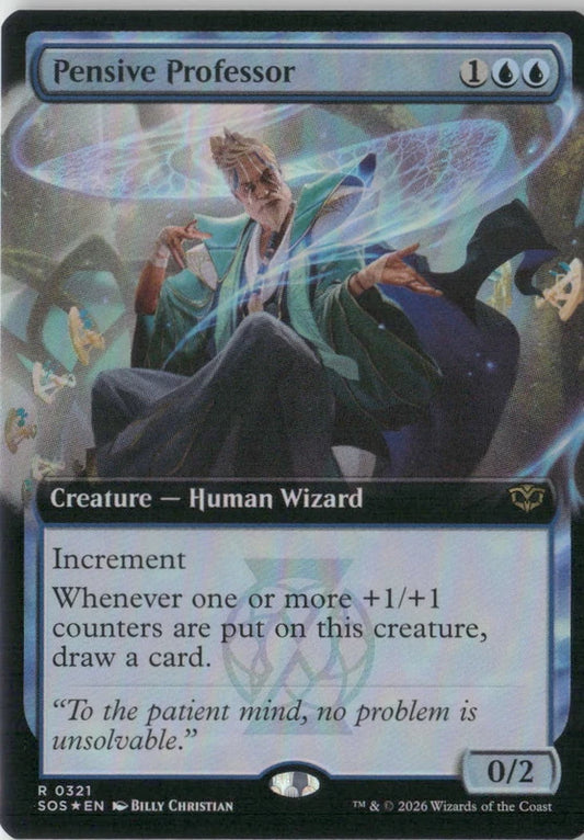 Scan Image | Pensive Professor (Extended Art) - Secrets of Strixhaven | [02813A95]