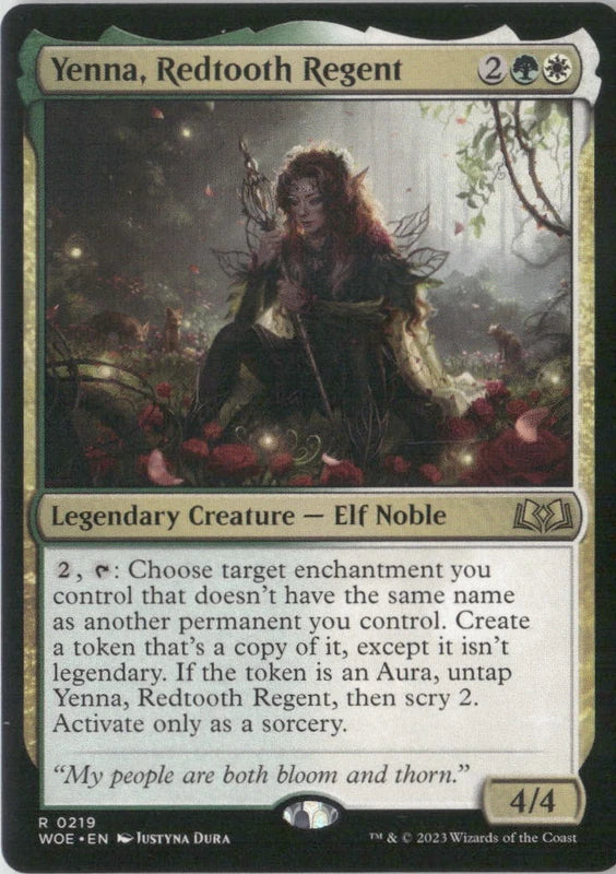 Scan Image | Yenna, Redtooth Regent - Wilds of Eldraine | [28665C69]