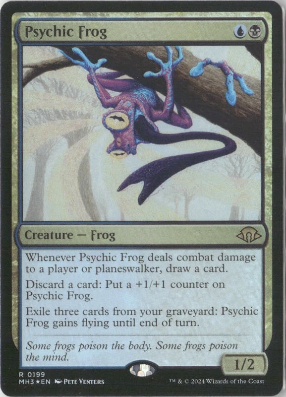 Scan Image | Psychic Frog - Modern Horizons 3 | [9F96B6B6]