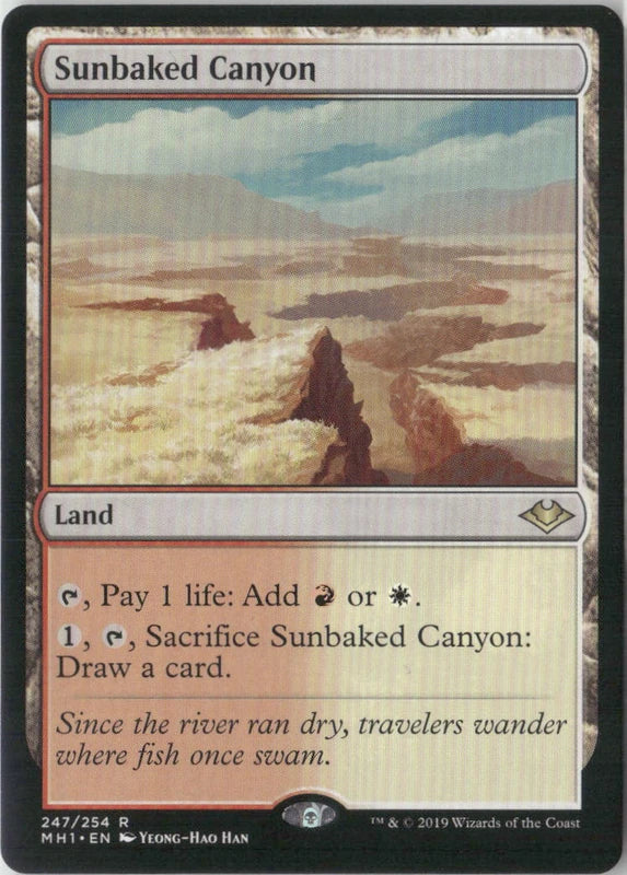 Scan Image | Sunbaked Canyon - Modern Horizons | [F75F0B4D]