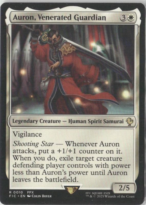 Auron, Venerated Guardian - Commander: FINAL FANTASY