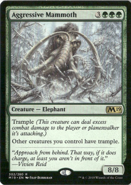 Aggressive Mammoth - Core Set 2019