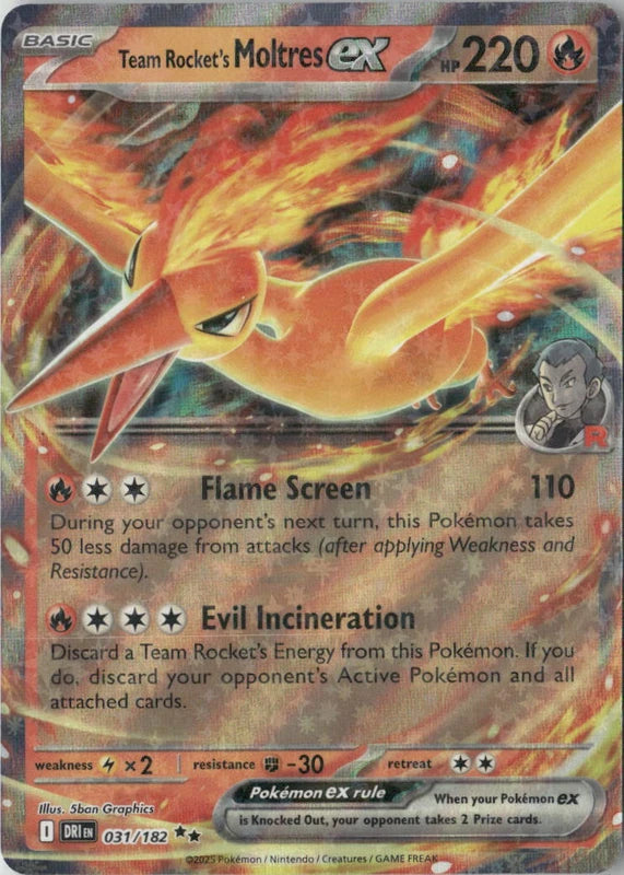 Team Rocket's Moltres ex - SV10: Destined Rivals