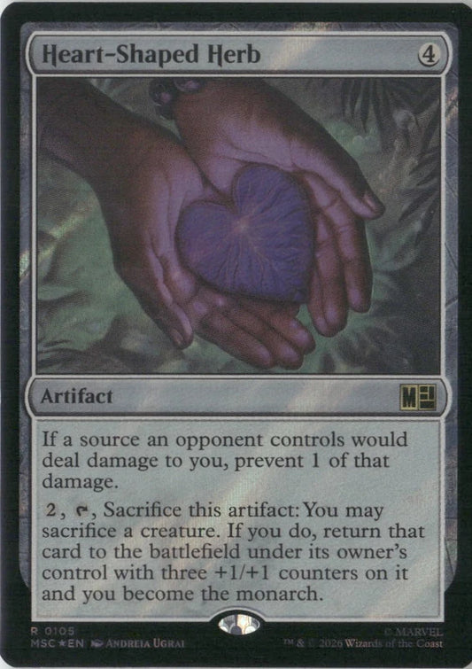 Scan Image | Heart-Shaped Herb (Surge Foil) - Commander: Marvel Super Heroes | [C5F5D15C]