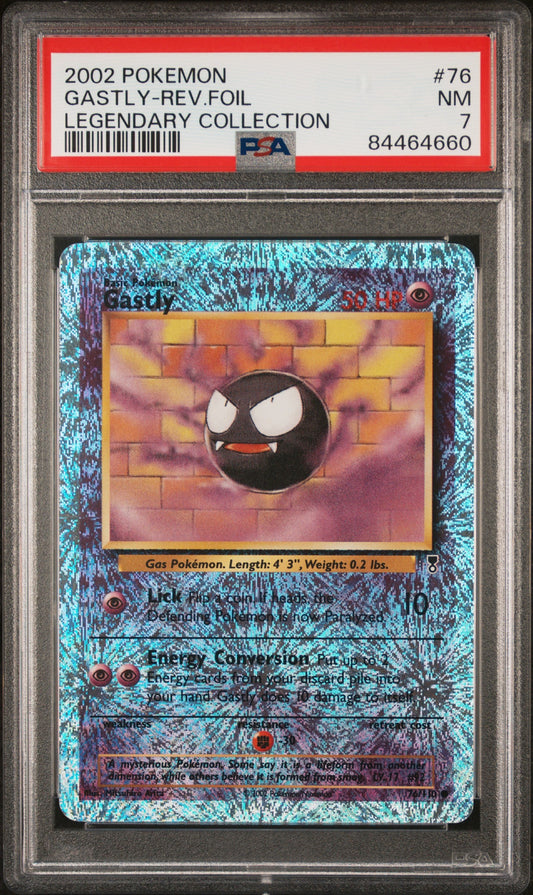2002 Pokemon Legendary Collection 76 Gastly Rev.Foil Legendary Collection