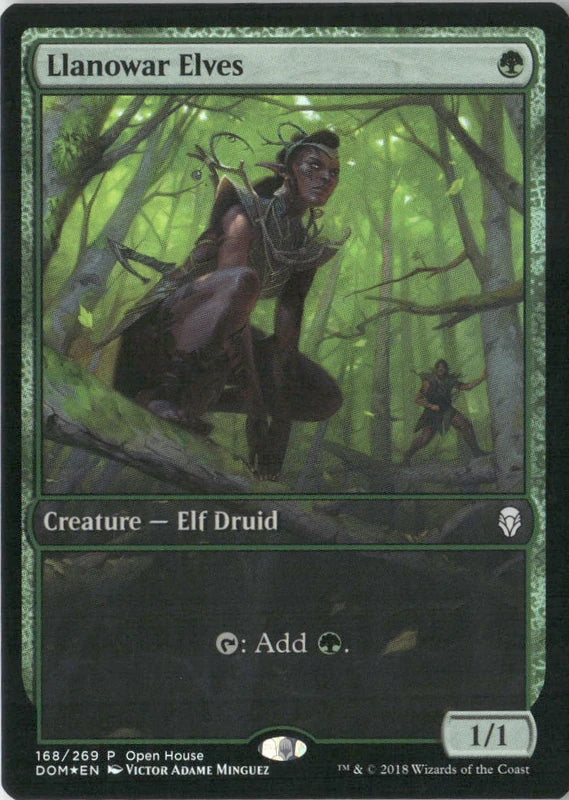 Scan Image | Llanowar Elves - Open House Promos | [4C5A58FC]