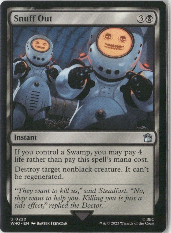Scan Image | Snuff Out - Universes Beyond: Doctor Who | [4965679E]